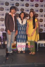 Harshad Chopra, Neha Janpandit, Ekta Kapoor at the launch of new serial on Star Plus Tere Liye in J W Marriott on 1st June 2010 (4).JPG